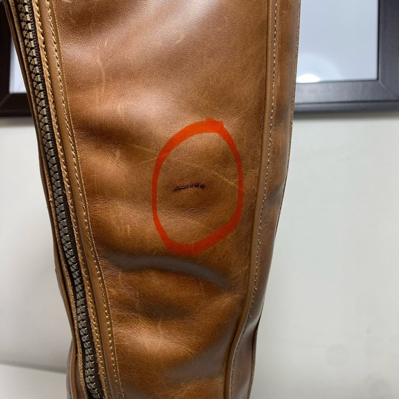 Fly London| Brown Leather Heeled Round Toe Boots With Zippers - Picture 17 of 17